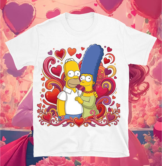 Camisa Enamorados The Simpsoms