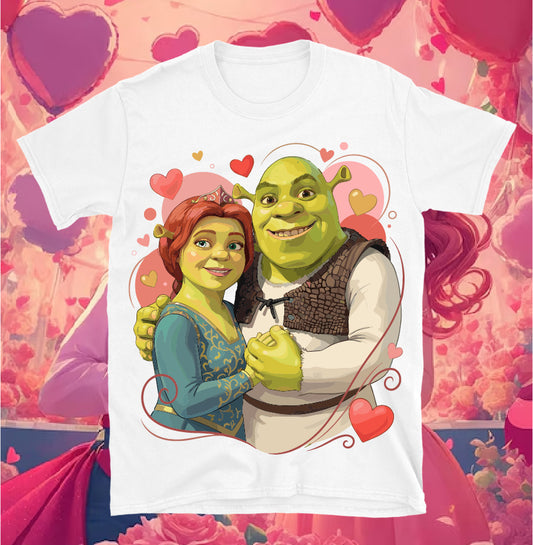 Camisa Enamorados Shrek and Fiona